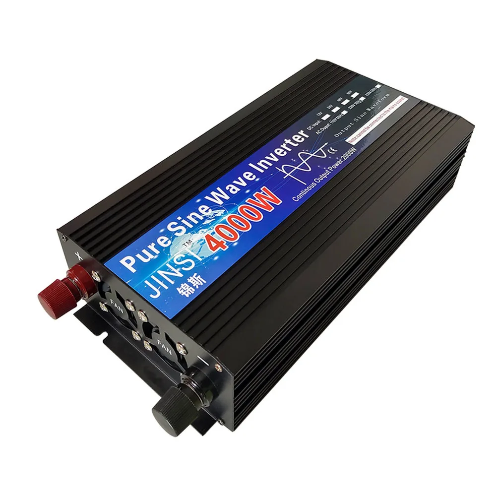 Pure Sine Wave Inverter 12V 24V 220V 3000W 4000W  Power Car Inverter 24V 220V Micro Inversor Voltage Solar Energy Converter DIY