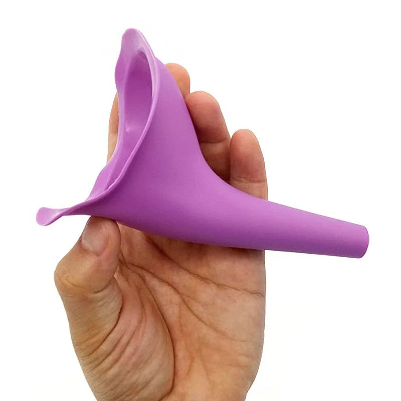 Field Emergency New Design Women Urinal Outdoor Travel Camping Portable Female Urinal Soft Silicone Urination Device Stand Up