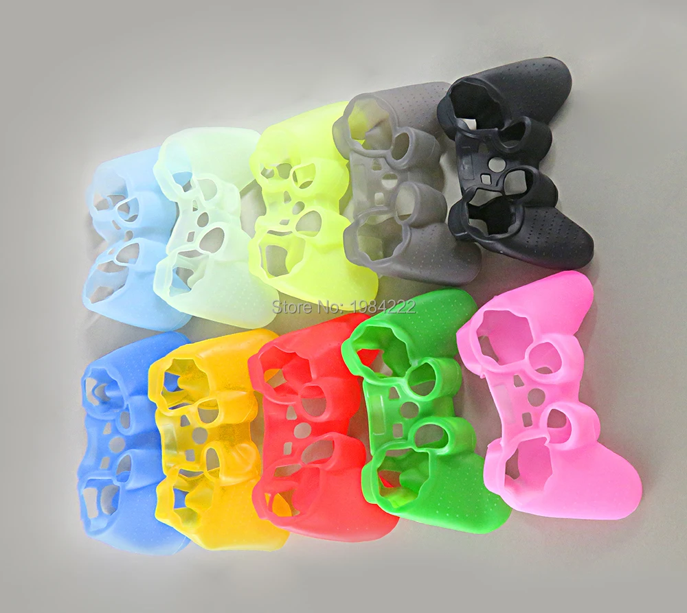 1pc 高品質保護シリコンソフトスキンケースカバープレイステーション 3 PS3 コントローラ