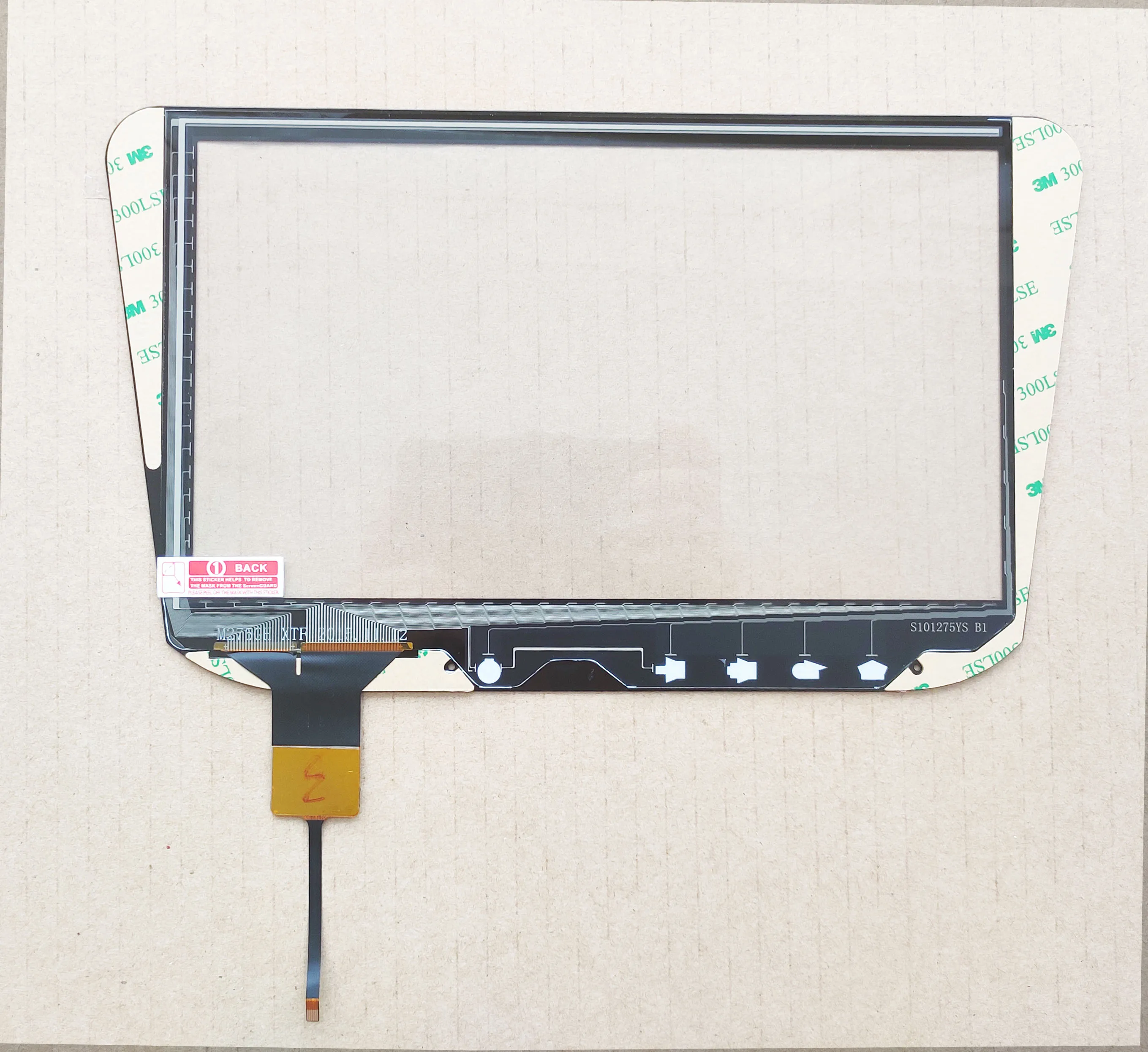 10.1 10.2 Inch Capacitive Touch Screen Digitizer Sensor RY101275 RY275F-1023 For NISSAN Bluebird 6Pin GT9271/911/928 Car Radio