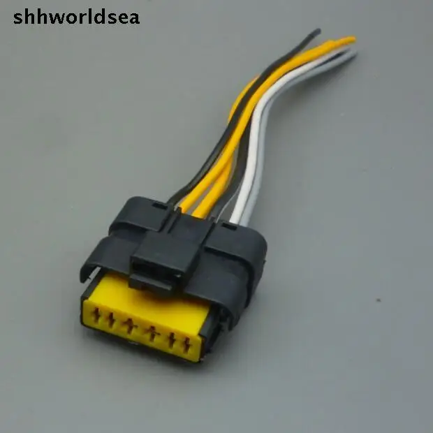 worldgolden 2/10/50pcs 1.5mm 2.8mm  6 Pin/way  auto Connectivity,auto valve oil pump plug for Peugeot,Citroen,VW etc