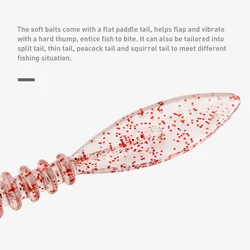 JOHNCOO Señuelo AJING de gusano blando - Rockfish Swimbait