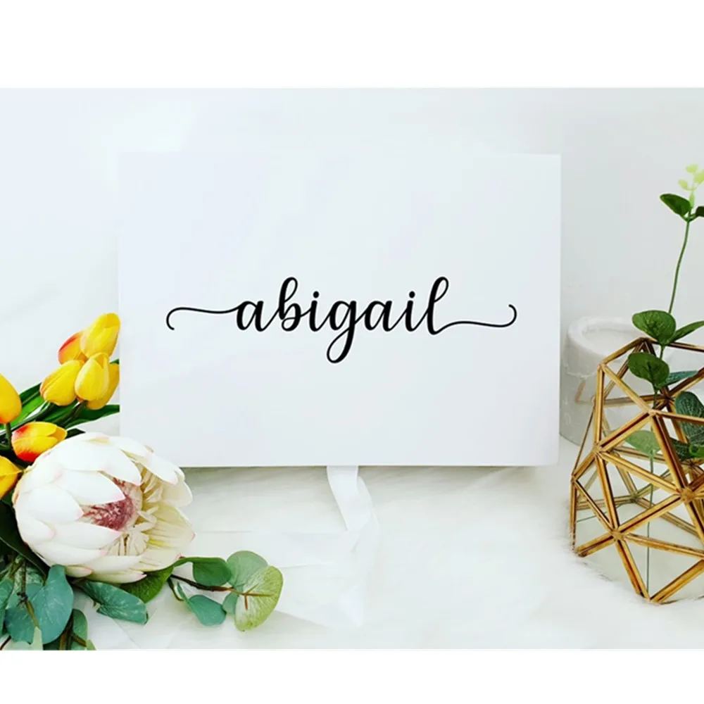 Bridesmaid Proposal Box Decal sticker - Bridal Party Sticker, Bridesmaid Decal,Custom Maid of Honour Gift Box ,  Name Decal