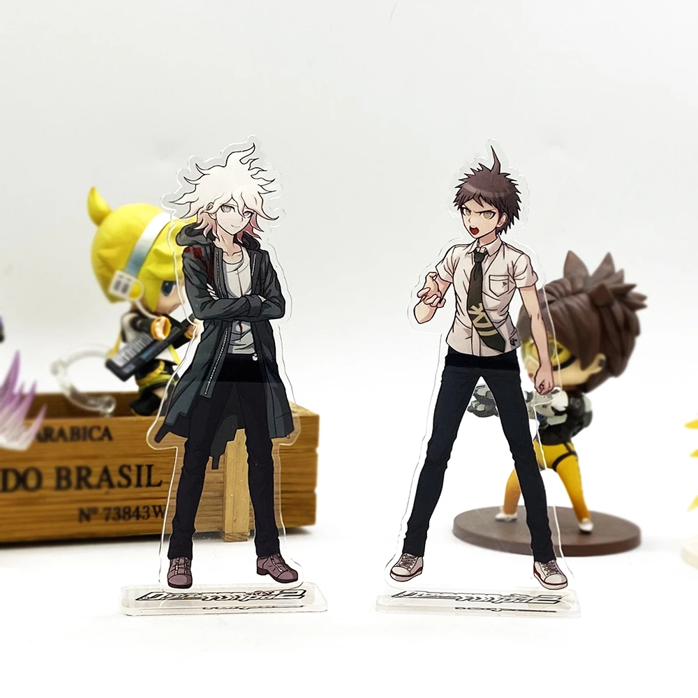 Danganronpa 2 Hinata Hajime Komaeda Nagito  acrylic standee figurines desk decoration cake topper