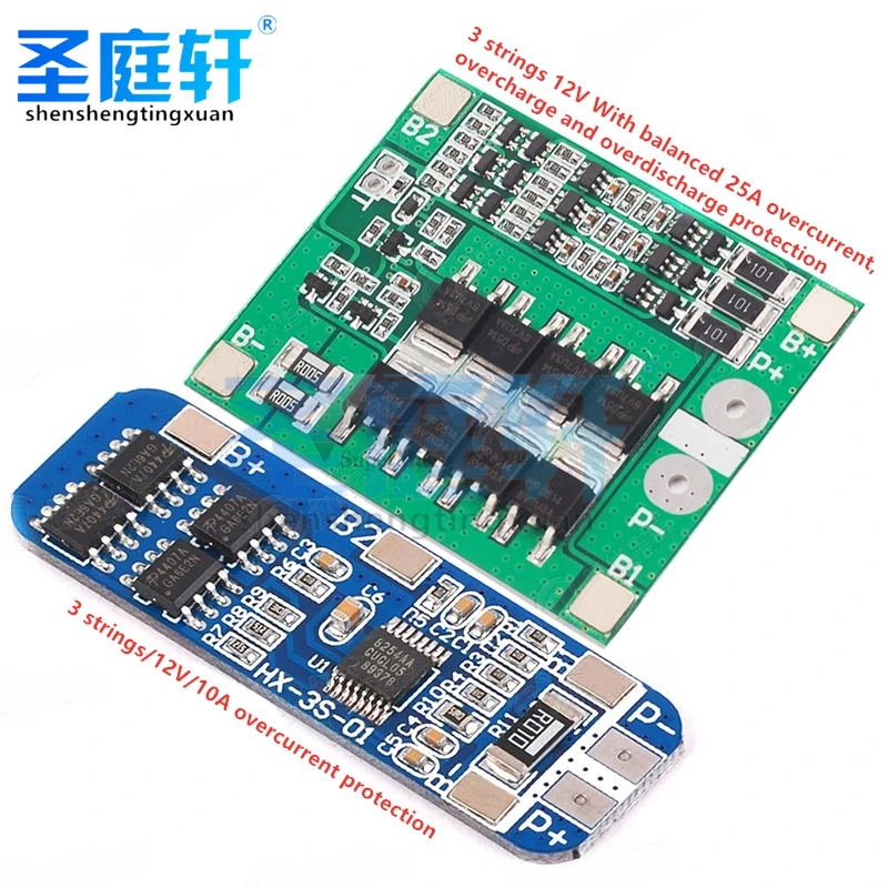 1S 2S 3S 4s 5s 6S 3A 15A 20A 30A batteria al litio agli ioni di litio 18650 caricabatterie PCB BMS scheda di protezione per modulo di celle Lipo