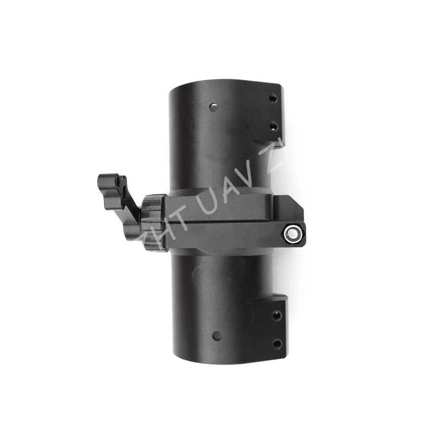 35Mm Spiraal Gesp Vouwen Arm Horizontale Opvouwbare Onderdelen Carbon Buis Klem Connector Voor Landbouwgewassen Bescherming Drones