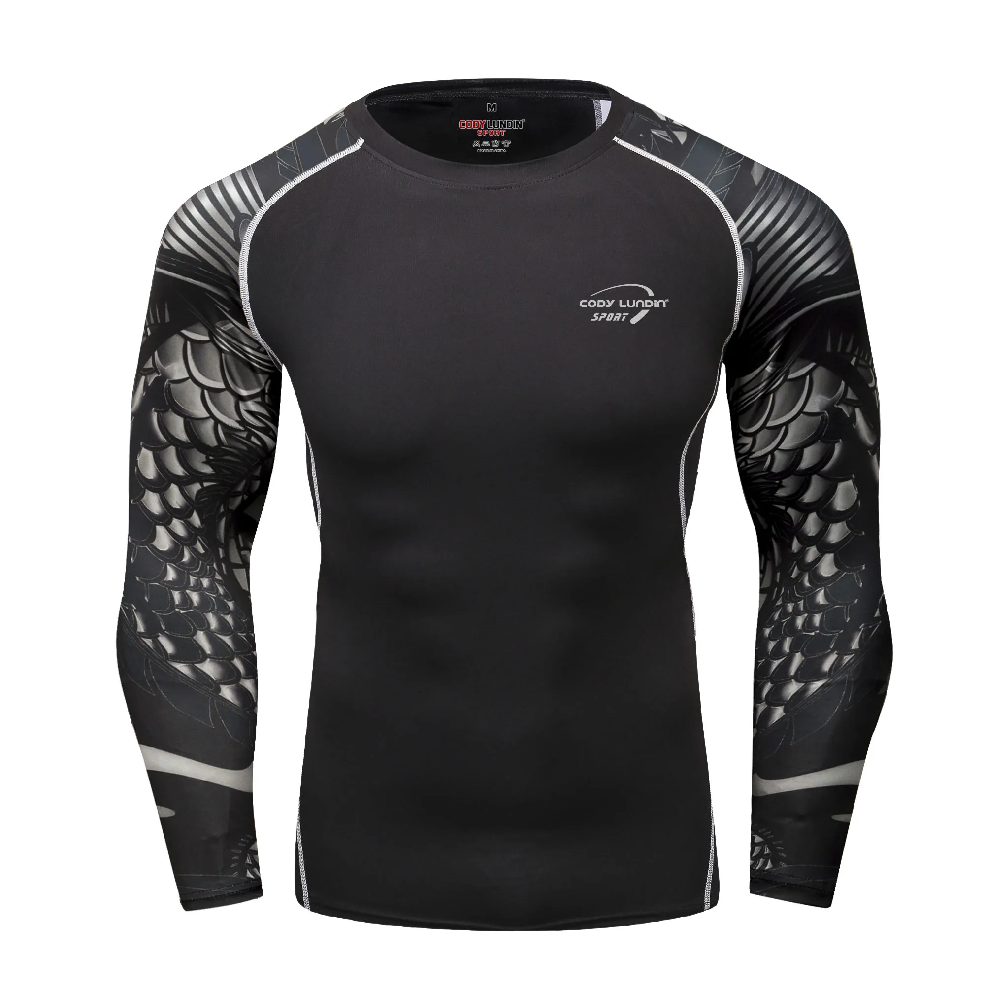 Cody Lundin Swimming UV Protection Beach Rash Guard for Men Anti-uv Swimsuit Swimwear Long Sleeve Rashguard Diving Surf T-shirts