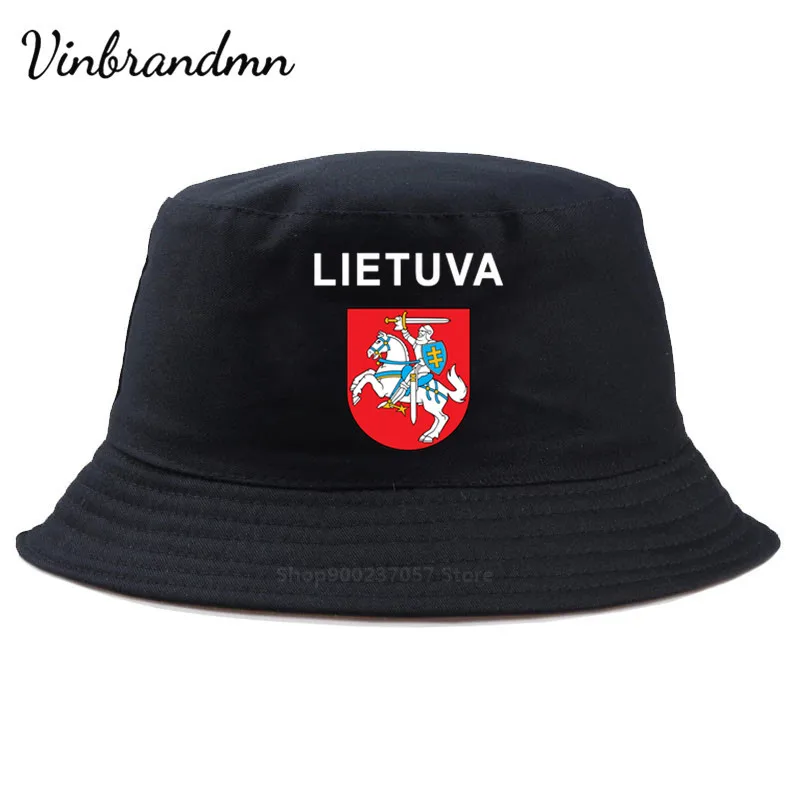 LITHUANIA hat diy free custom name number ltu cap nation flag lt lietuva lietuvos lithuanian country print fashion bucket hat