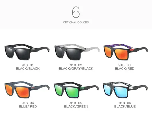 DUBERY Brand Design Polarized Driving Sun Glasses Men's Retro Male Colorful Sun Glasses Men Fashion Brand Luxury Shades Oculos - Image 2