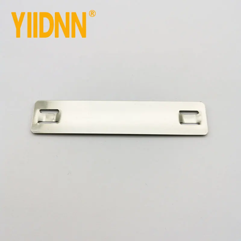 100pcs Superior Corrosion Resistance 316Stainless Steel Cable Marker Plate 19mm*89mm