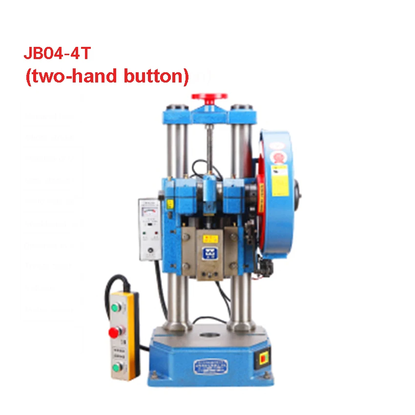 

JB04-4T профессиональный настольный электрический перфоратор, маленький перфоратор, высокоточный перфоратор 220 В/380 В 650 Вт 4 т (360x440 мм)