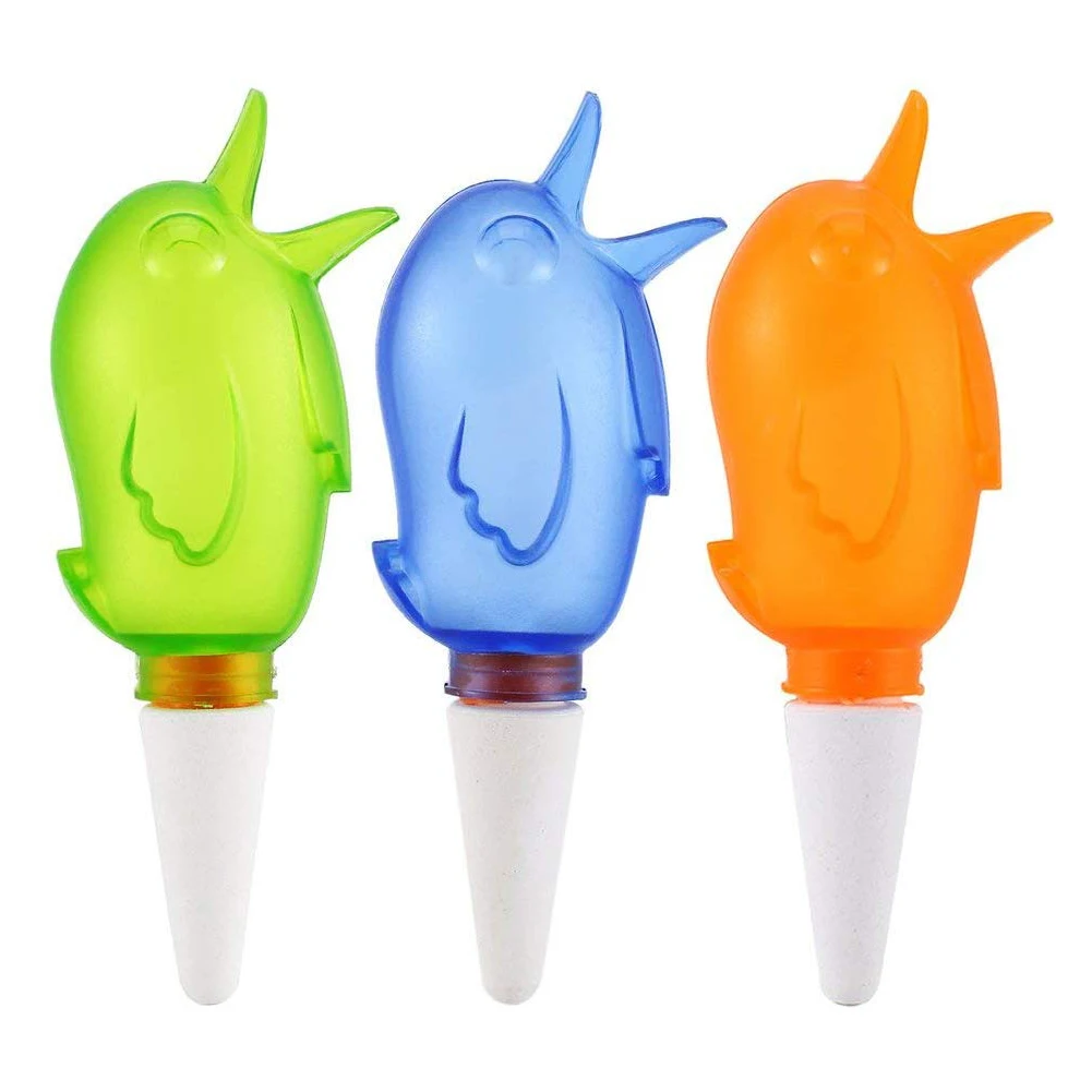 1PC Plastic Bird Watering Device Drip Device House/garden Water Houseplant Plant Pot Birdie Automatic Watering Device