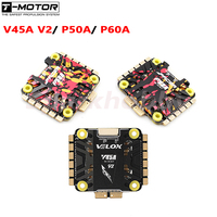 T-MOTOR VELOX PACER V45A V2 P50A 4in1 ESC 3-6S Lipo 32BIT 10V/2A BEC Speed Controller BHLeli 30.5x30.5mm for FPV RC Racing Drone