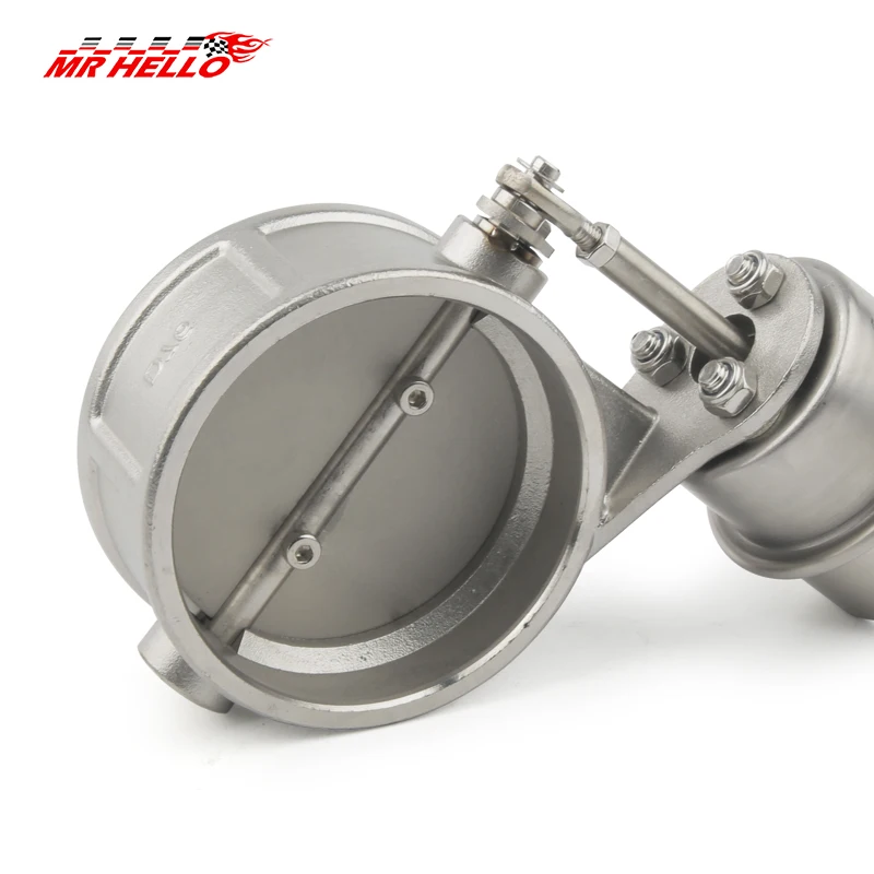 new 2\'\' 2.5\'\' 3\'\' Stainless Steel Exhaust Control Valve Cutout Set Vacuum Actuator CLOSED Style Pipe Pressure:About -2psi-5.5psi
