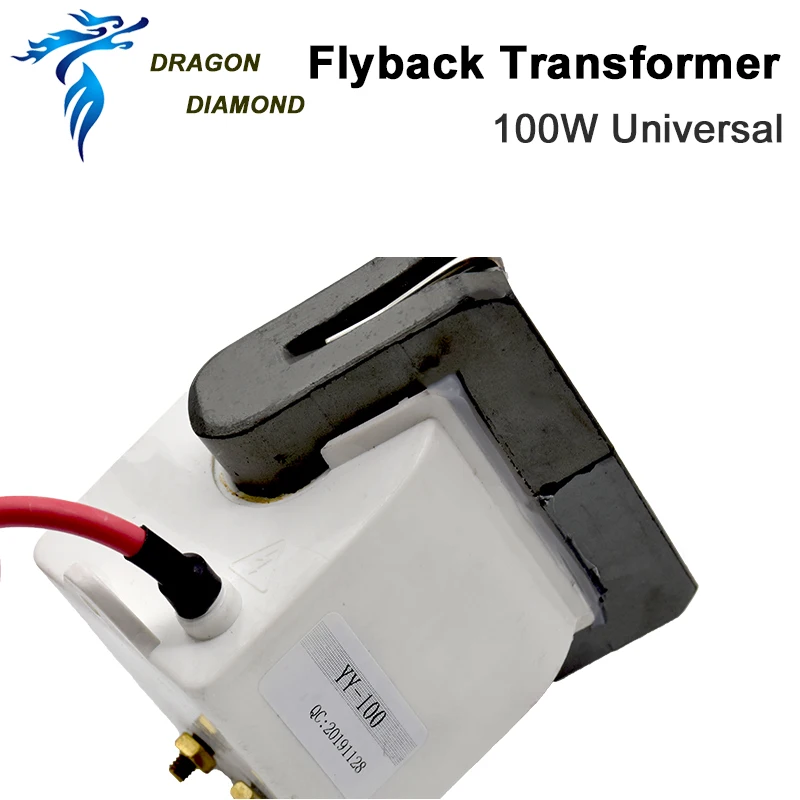 DRAGON DIAMOND 60W 80W 100W High Voltage Flyback Transformer For MYJG HY Series  80W 100W CO2 Laser Engraving Cutting Machine