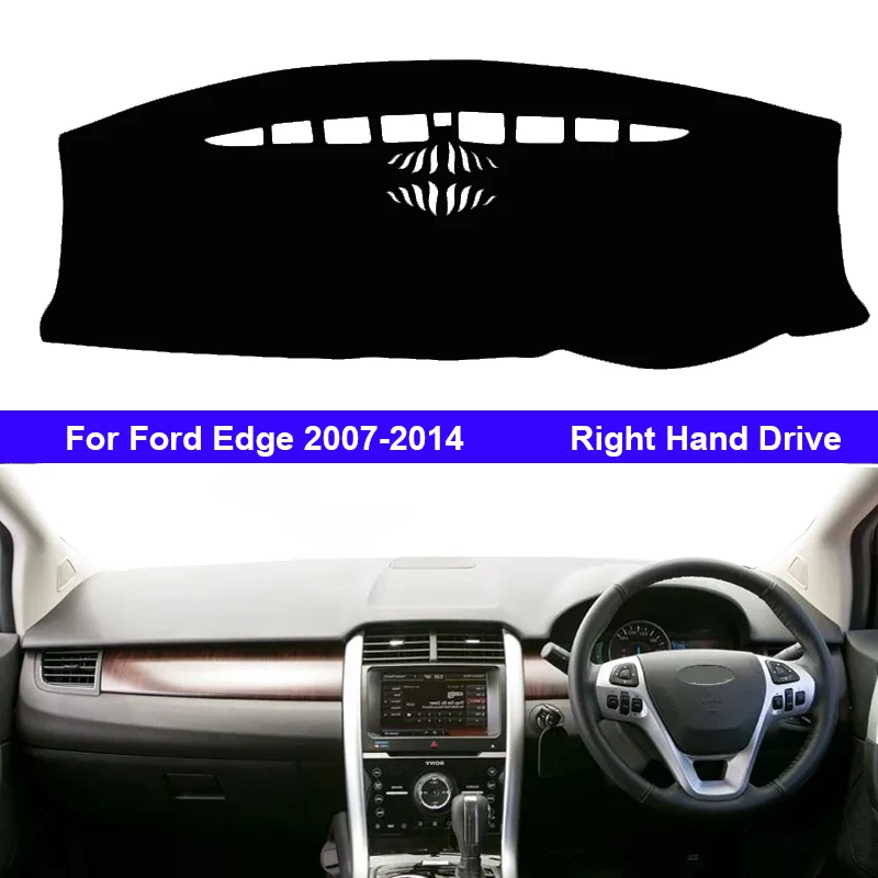 Car Inner Dashboard Cover For Ford Edge 2007 2008 2009 2010 2011 2012 2013 2014 Auto Dash Mat Carpet Cape Sun shade Dashmat