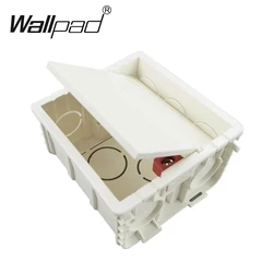 Internal Mounting 86*86mm Wall Junk Wire Box Case With Blank Panel Blind Cover Dustproof for Switch Socket Lid Cap Fireproof