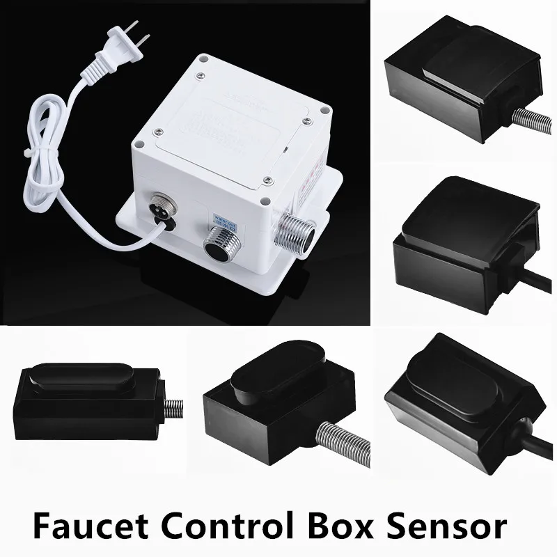 

Automatic Sensor Mixer Tap with Solenoid Valve Circuit Board, AC/DC or Battery Powered Touchless Kitchen Bathroom Faucet,J20043