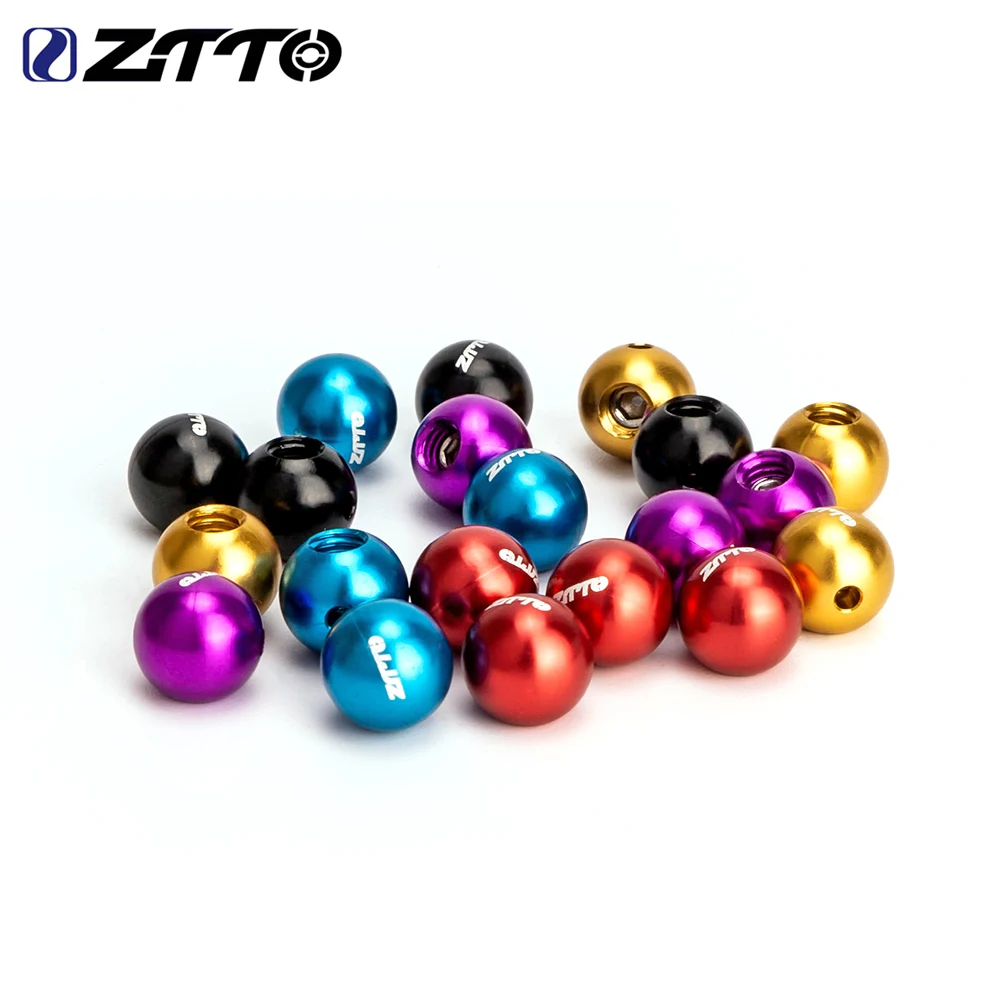 ZTTO MTB Bicicle Inner Wire Ball End Caps Reusable Brake Shifter Cable Tips Screw Fixed Derailleur Crimps Road Bike Accessories