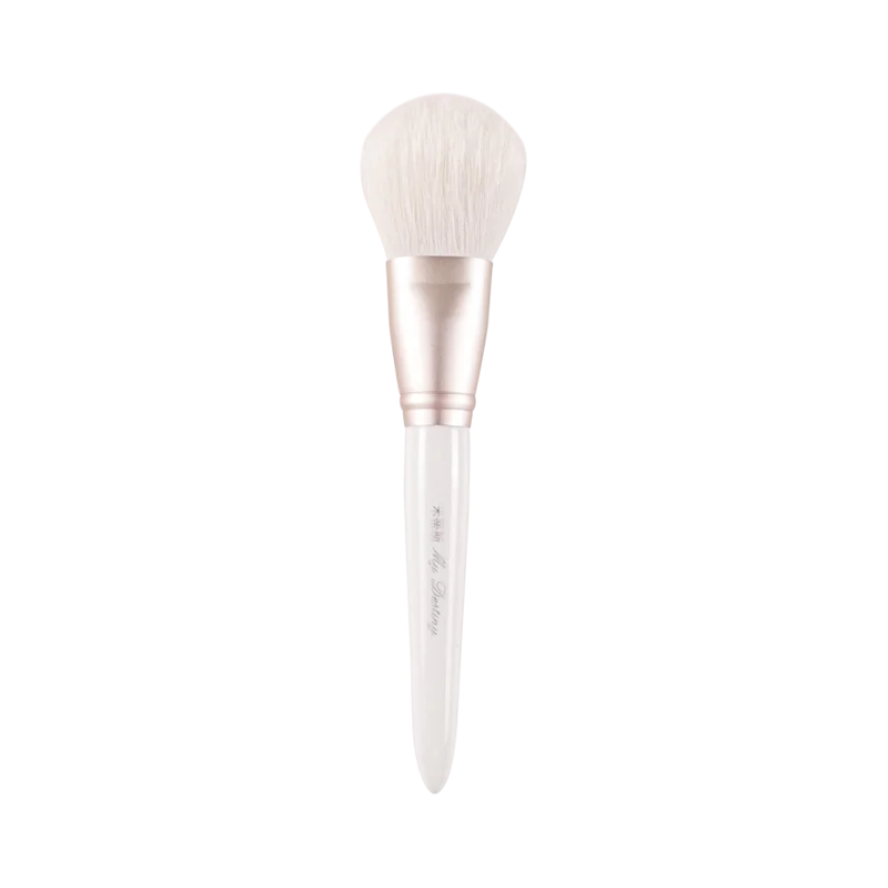 MyDestiny cosmetic brush-The Snow White series-flat head powder&blush brush-thin light front goat hair makeup tool&pens-beauty