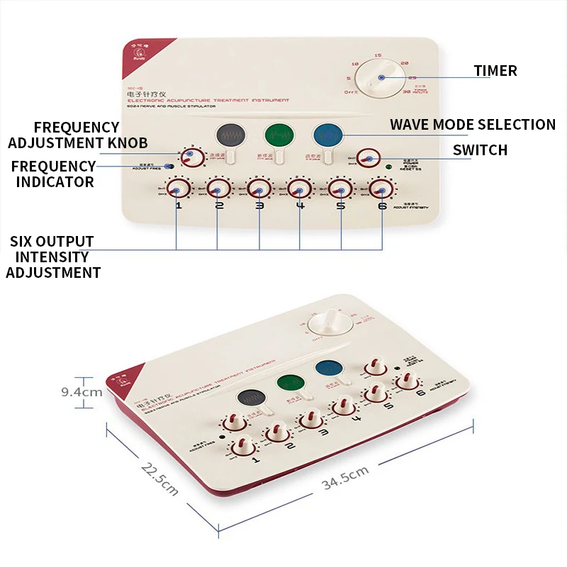 Electronic Acupuncture Instrument SDZ-II Low Frequency Massage Instrument Pulse Physiotherapy Meridian Instrument Therapy