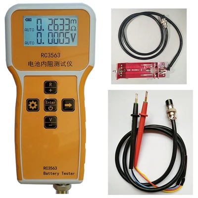 Высокоточный тестер внутреннего сопротивления для электромобиля RC3563, тестер литиево-свинцово-кислотных аккумуляторов переменного тока с четырьмя проводами