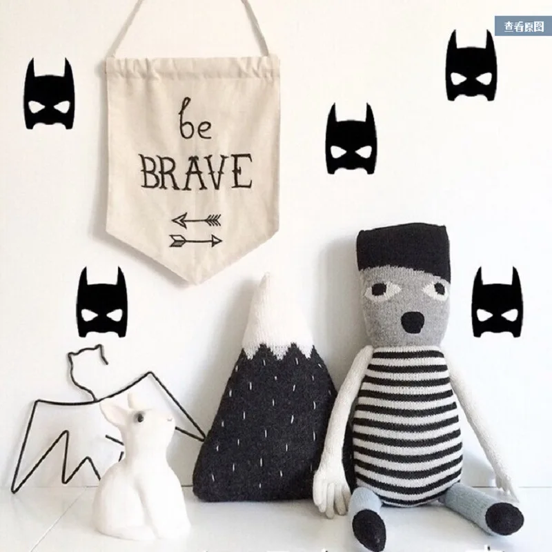 Ins Nordic style wall sticker for bat children's room PVC40 pieces / set