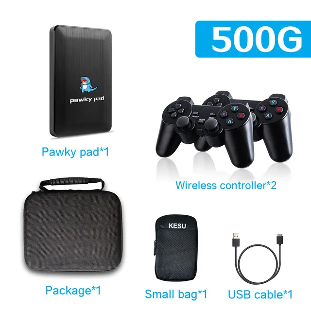 Pawky Pad Game Console for G Cube/Saturn/PS2/N64 45000+ Games 4K 3D Retro Video Game Only Run On The Computer/Laptop For Windows