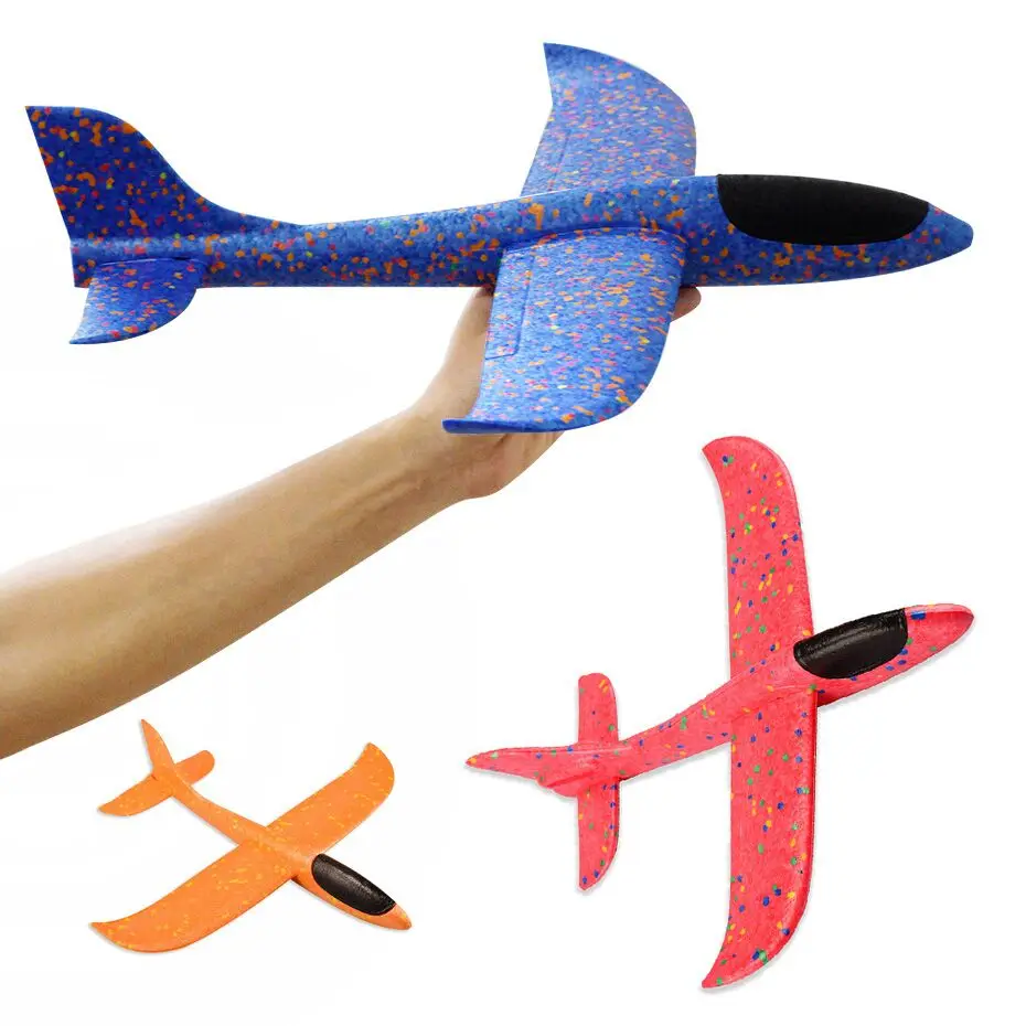 

New Good quality LED Hand Launch Throwing Airplane Glider Aircraft Inertial Foam EPP Toy Children Plane Model Outdoor Fun