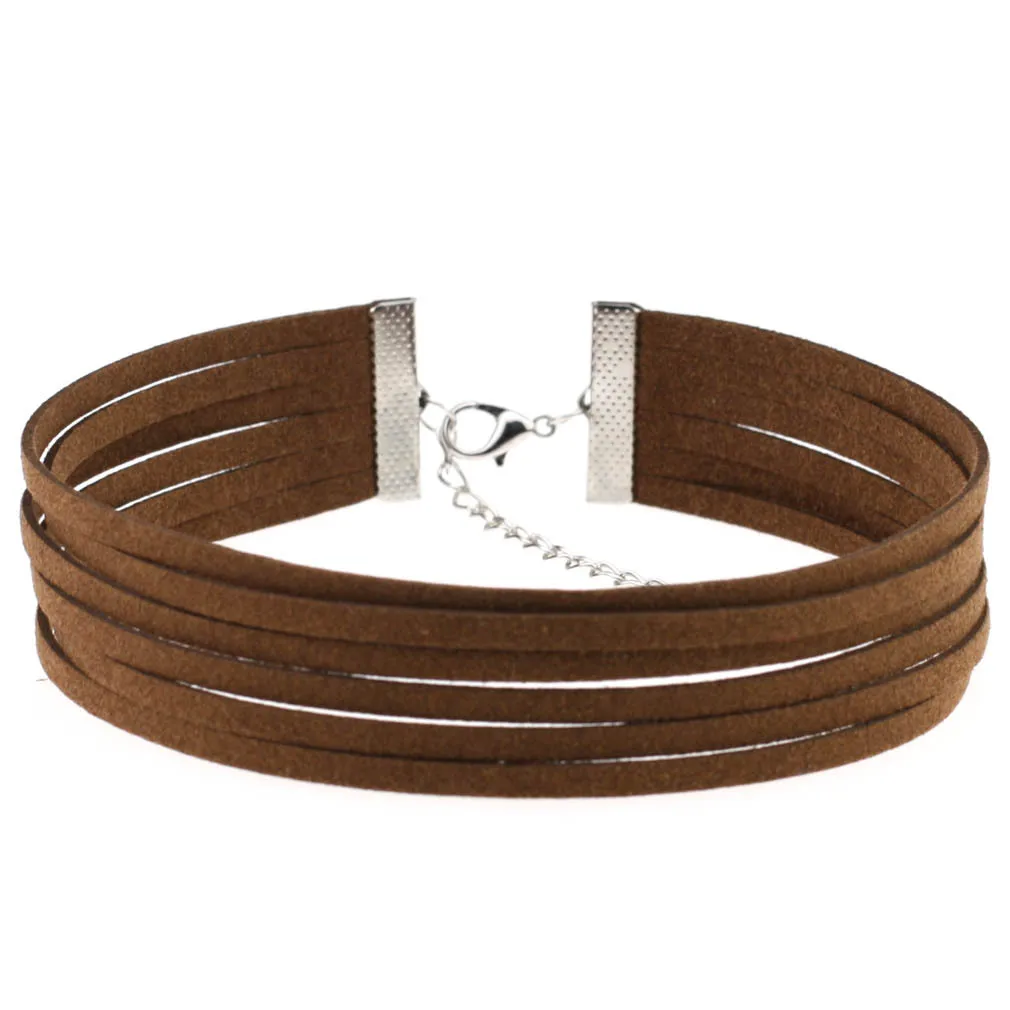 Unisex Vintage Samt Punk Halsketten für Frauen Männer Multi-schicht Gothic Kragen Halsketten Mode Schmuck Großhandel Geschenk – Detail 11