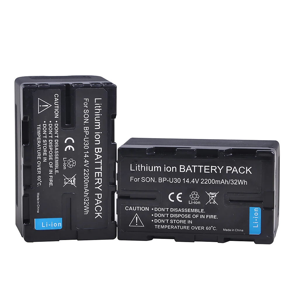 

2200mAh BP-U30 BPU30 Battery for Sony BP U30 BP-U60 BP-U90 PXW-FS5 PXW FS7M2K X160 X180 X200 EX1 EX3 F3 F3K PMW-100 PMW-150