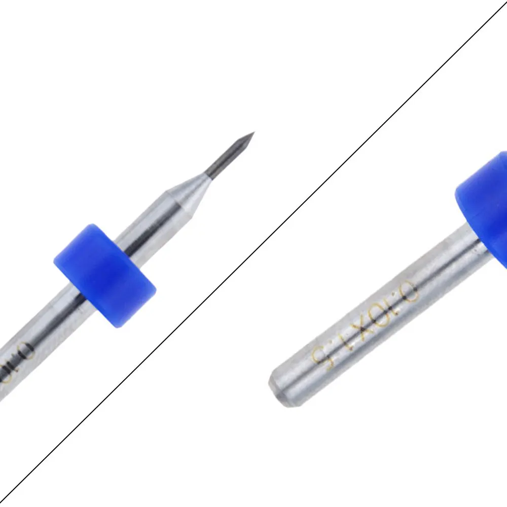 10pcs/Set 0.6-1.5/1.5-2.4/2.1-3.0/1.1-2mm Hard Alloy PCB Print Circuit Board Carbide Micro Drill Bits Tool for SMT CNC