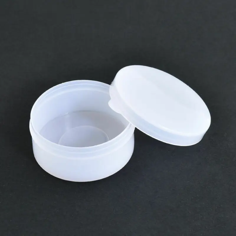 Barattolo di plastica bianco da 10/25 pezzi 5-50g, contenitore per campioni cosmetici, flacone riutilizzabile per rossetto, mini scatola vuota,