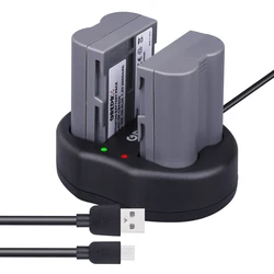 2000mAh EN-EL3E EN EL3E Replacement Battery with Charger for Nikon D300 D90 D80 D200 D70 D50 D800 D700 D30 Camera