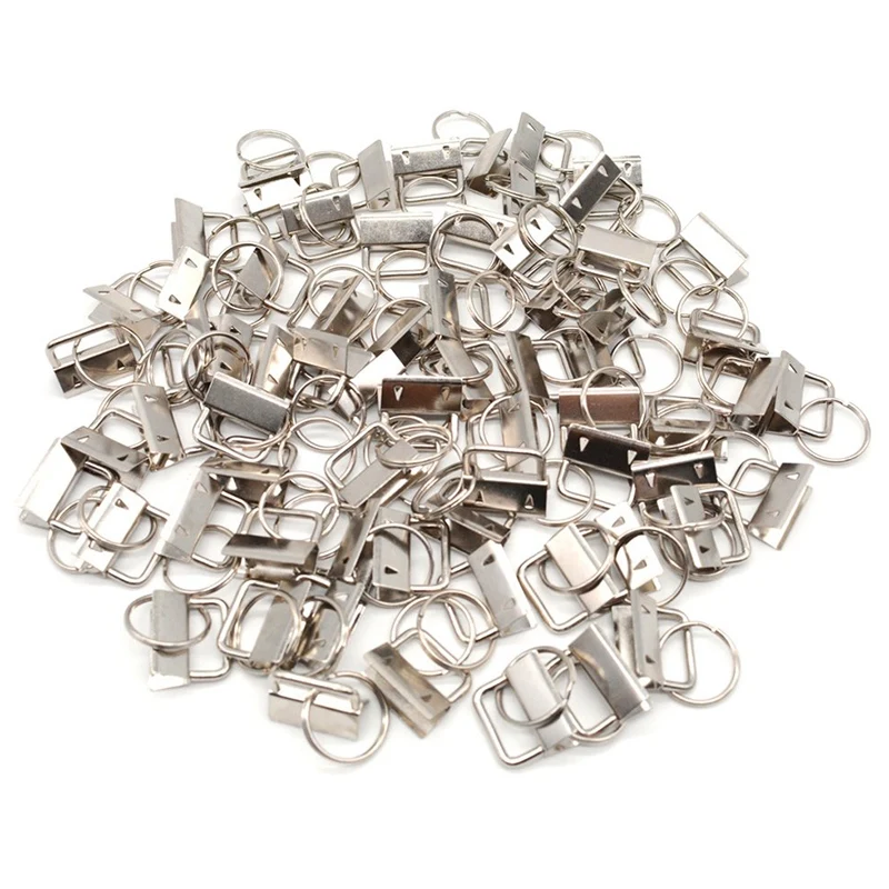 60 шт брелок аппаратный брелок-браслет фурнитура с ремешком брелок, брелок оборудование и сплит кольцо аксессуары