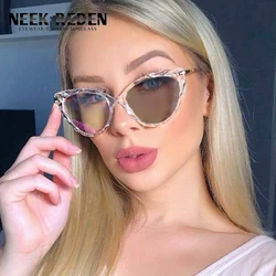 Brand Designer Cat Eye Photochromic Reading Glasses Women Anti Blue Blocking Computer Eyeglasses Presbyopic Reader Sunglasses