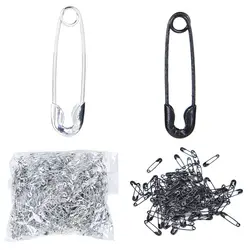 Pasadores de seguridad de 19mm, 1000 unids/bolsa, Pin pequeño, etiqueta de ropa, eslinga, tabletas colgantes, mini Pin de metal, Pin de bloqueo para etiqueta, negro/plata