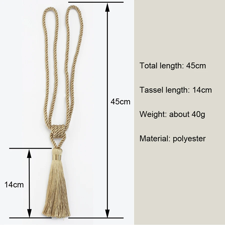 Thumbnail 2 - #12 Curtain Holdbacks & Tassels Comparison Guide