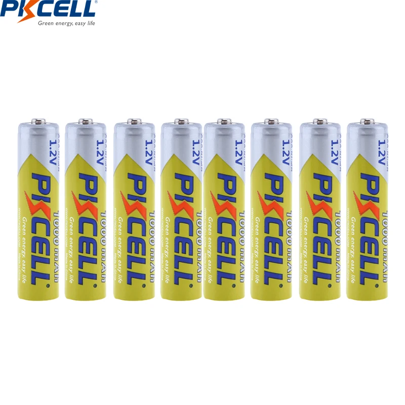 50 sztuk PKCELL rechargea 1.2v NI-MH AAA bateria 3A 1000MAH AAA akumulator aaa baterie ni-mh bateria