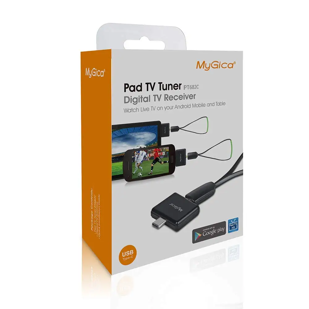 Le MyGica TV Tuner ATSC Digital TV avec Android Mobile ou Pad USB Type-C PT682C une solution complète pour regarder la télévision en direct