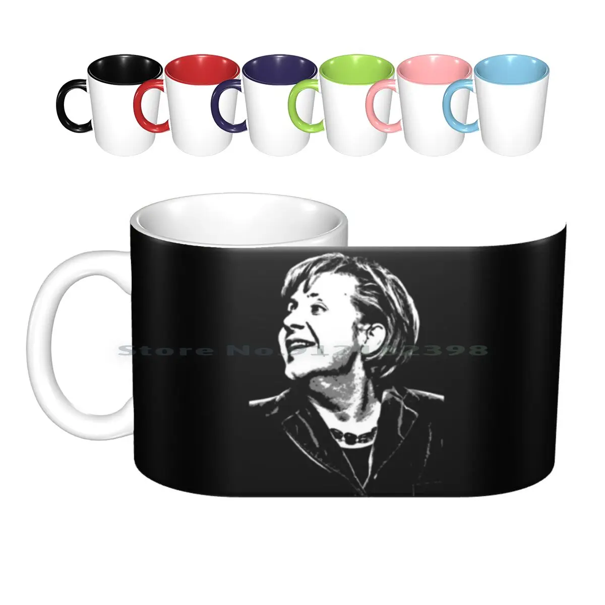 Ceramic Mugs Coffee Cups Milk Tea Mug Angela Dorothea Merkel German Stateswoman Research Scientist Chancellor Of Germany