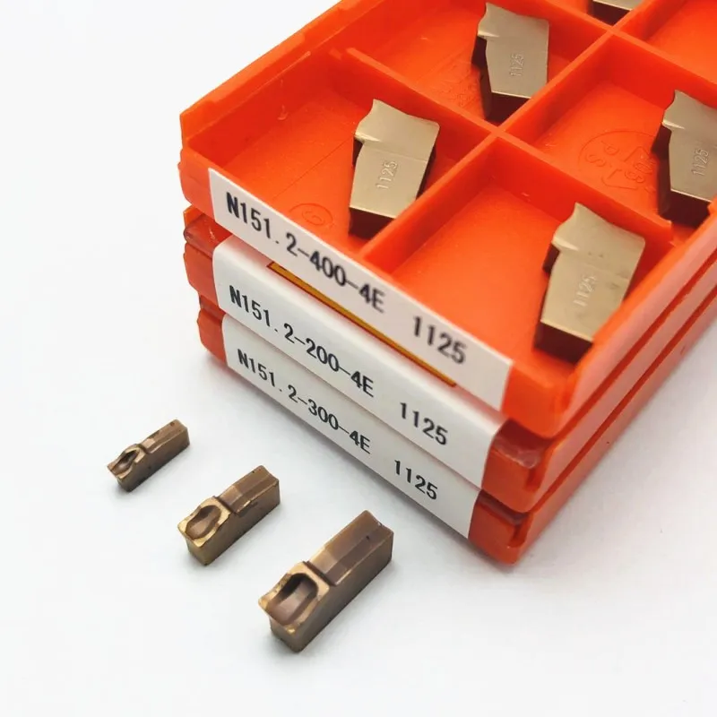 Scanalatura inserto N151.2-200-4E 1125 N151.2-300-4E 1125 N151.2-400-4E 1125 Scanalatura strumento di 100% di alta qualità inserto in metallo duro tornitura