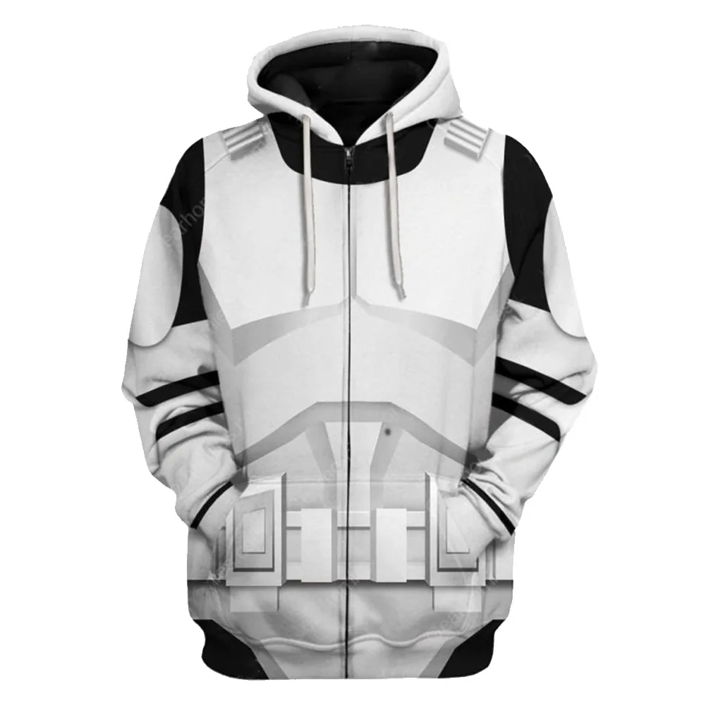 Imperial Stormtrooper Cosplay para homens, Fantasia, capuz casual, moletom, calças, pulôver, streetwear, moletom, adulto