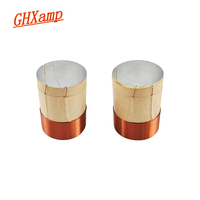 GHXAMP 25.5mm 4ohm Speaker Voice Coil Mid-bass Repair Loudspeaker Coil 2PCS