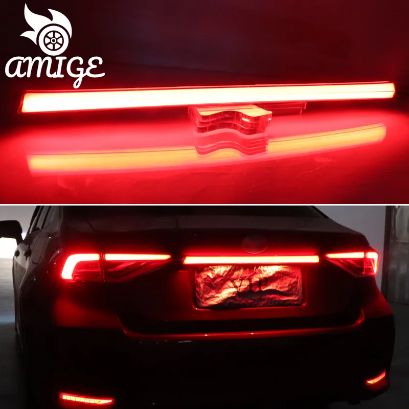 

Car LED Bumper Lights For Toyota Corolla 2019 2020 Taillights Rear Fog Lamp Backup Brake Light 12V Reflector Reverse Lamps