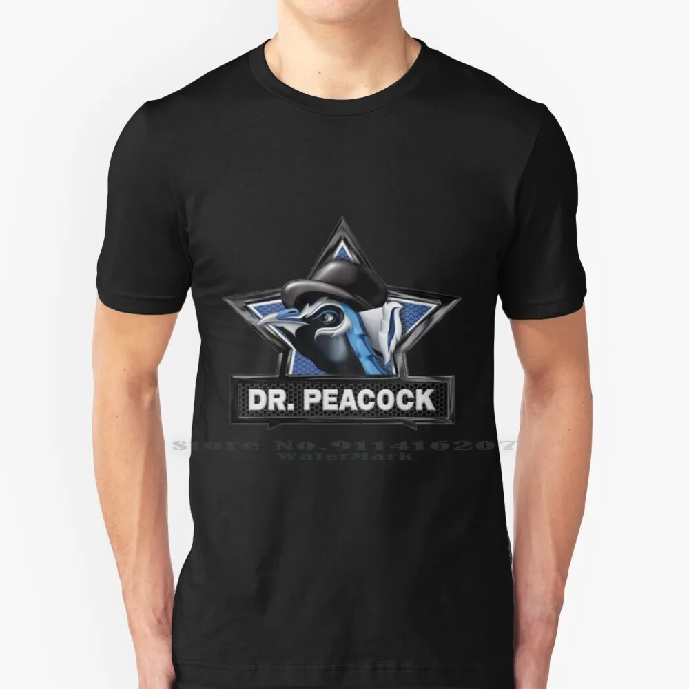 Peacock T Shirt Cotton 6XL Dr Peacock Dj Logo Hardstyle Hardcore Frenchcore Defqon1 Dominator Hard Bass Decibel Music Awesome