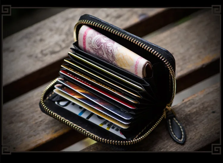 Mini Purse Men's Short Zipper The Monkey King Wallet Ladies Genuine Leather Card Holder Bag Coin Purses Female Wallets