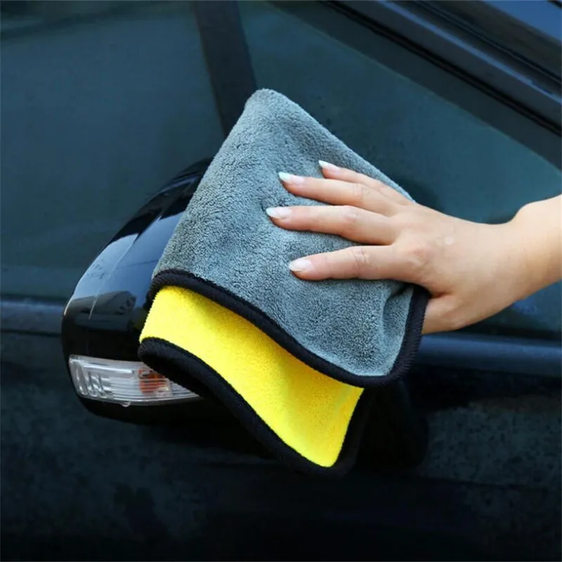 30*40 cm 600 gsm coral fleece car cleaning towel multi function super thick kitchen towels coral velvet car drying towel