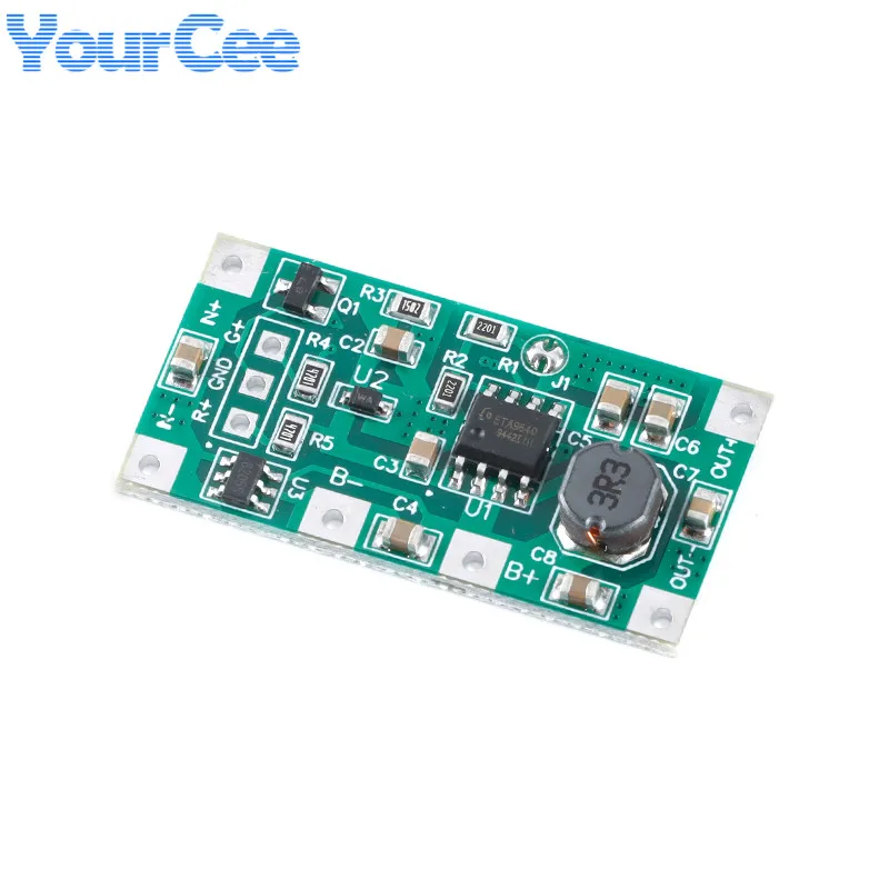 10pcs/1pc DC 5V 1A Charging Discharge Module 18650 Lithium Battery Voltage Converter UPS Uninterruptible Power Control Board