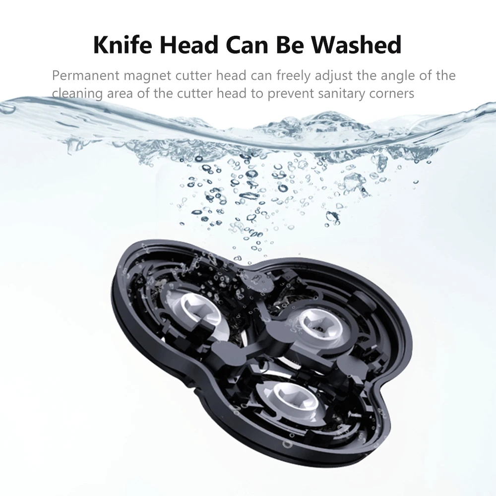 Sep เครื่องโกนหนวดไฟฟ้า Beard Trimmer 3D Triple Blade โกนเครื่อง USB ชาร์จ Beard Trimmer